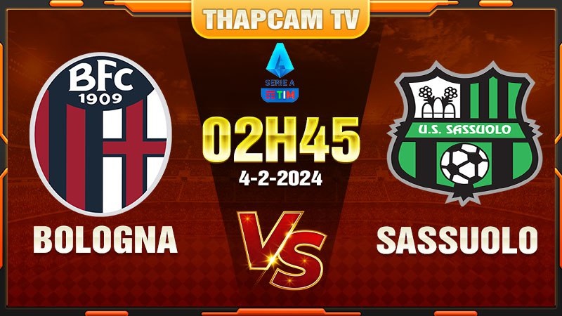 Bologna vs Sassuolo