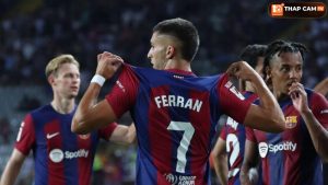 Ferran Torres với Barca