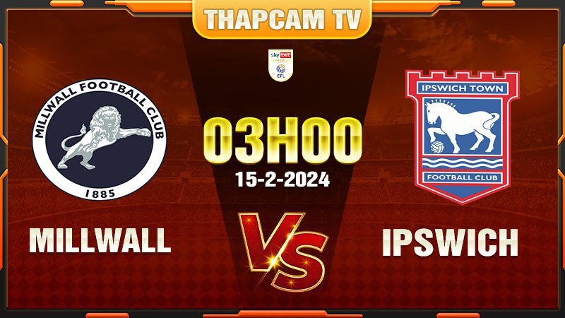 Millwall vs Ipswich Town