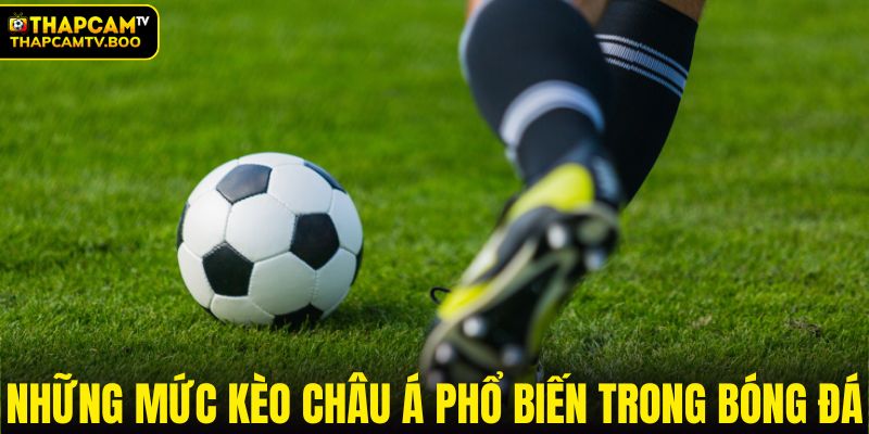 Những mức kèo châu Á phổ biến trong bóng đá
